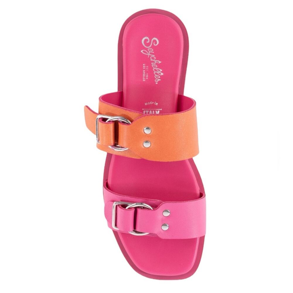 Seychelles Admire Me Sandals Pink Orange NEW Size 7.5